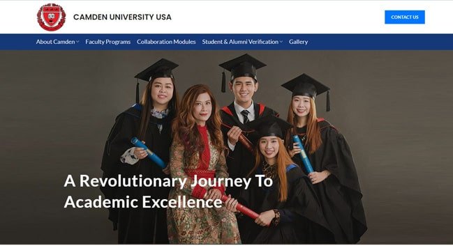 camden university website